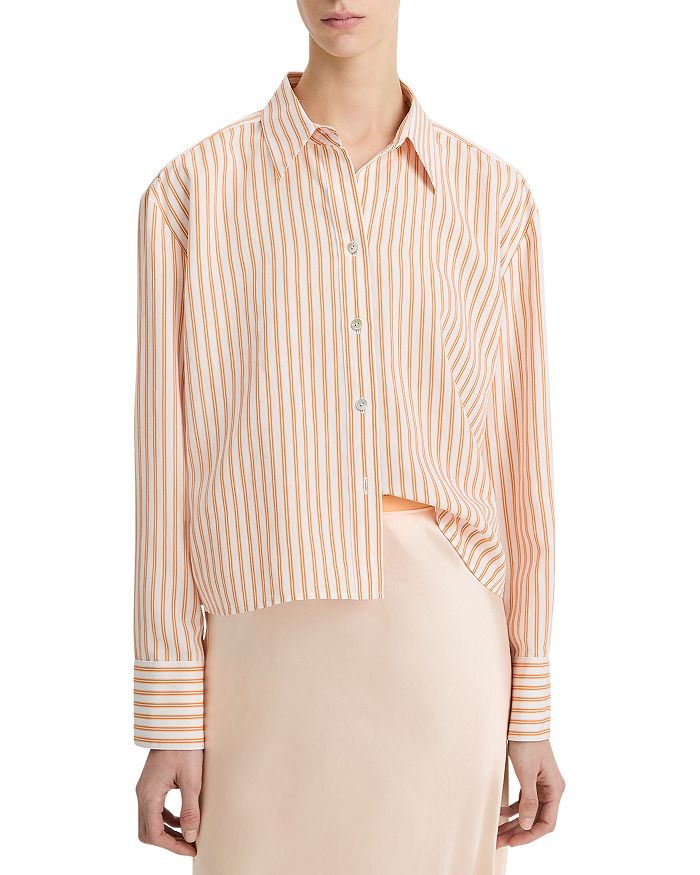 Полосатая рубашка Vince, оранжевый
Полосатая рубашка Vince, оранжевый