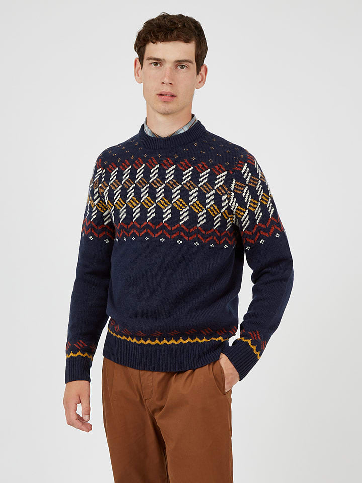 Ben Sherman Темно-синий свитер
Ben Sherman Темно-синий свитер