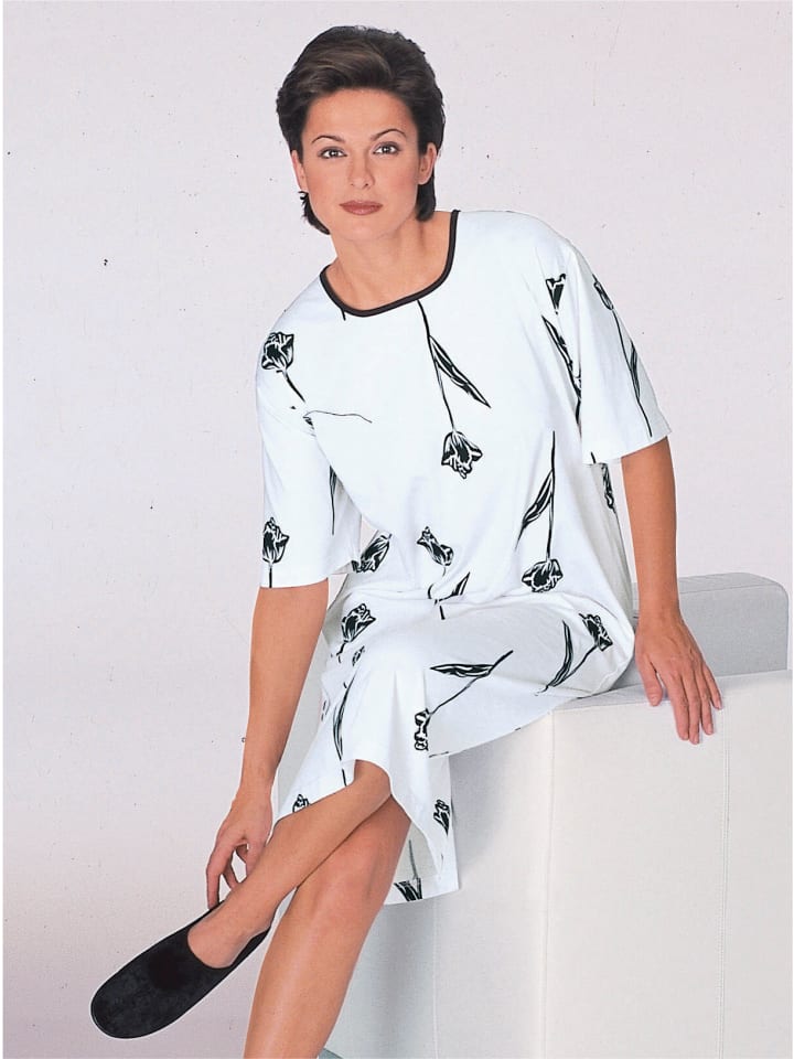 черно-белая ночная рубашка Sieh an!
черно-белая ночная рубашка Sieh an!