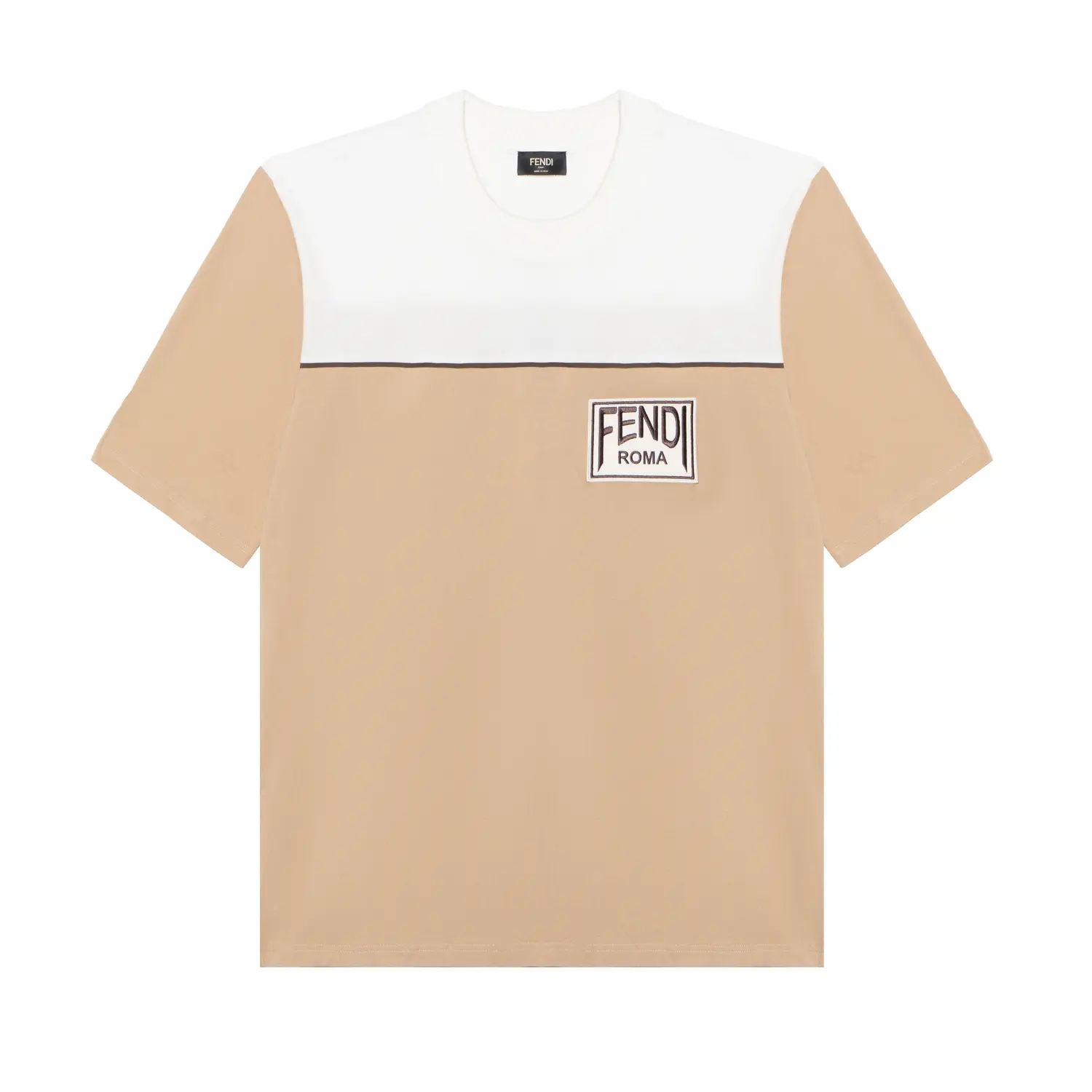 FENDI Футболка мужская light brown, Коричневый, FENDI Футболка мужская light brown
FENDI Футболка мужская light brown, Коричневый, FENDI Футболка мужская light brown