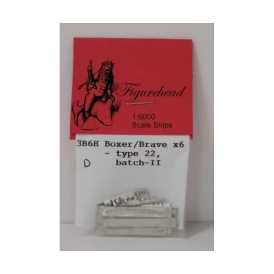 Тип 22/II Боксер 1984 г., Figurehead Ships - WWII Ships - The Royal Navy (1:6000) (Noble Miniatures)
Тип 22/II Боксер 1984 г., Figurehead Ships - WWII Ships - The Royal Navy (1:6000) (Noble Miniatures)