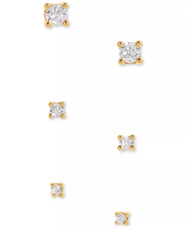 Комплект из 3 серег-гвоздиков с кристаллами разных размеров, позолоченных 18 карат Girls Crew, gold
Комплект из 3 серег-гвоздиков с кристаллами разных размеров, позолоченных 18 карат Girls Crew, gold