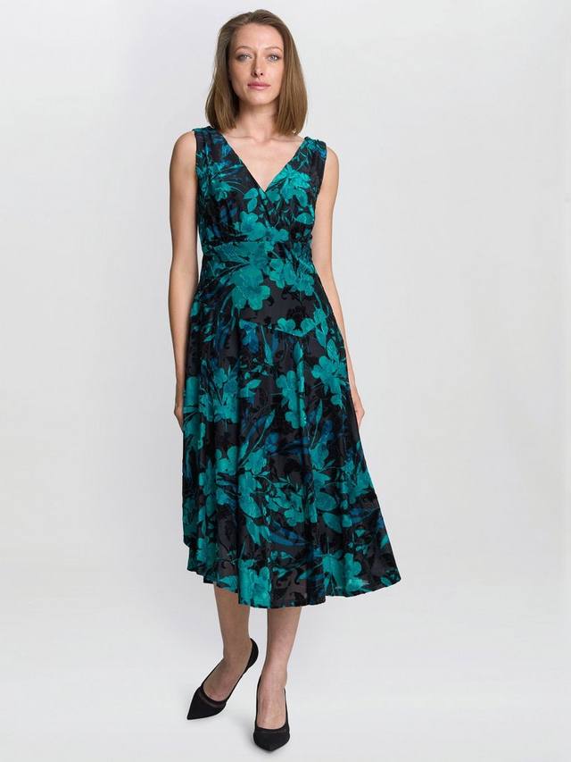 Платье-трапеция Beth Floral Gina Bacconi, Black/Blue
Платье-трапеция Beth Floral Gina Bacconi, Black/Blue