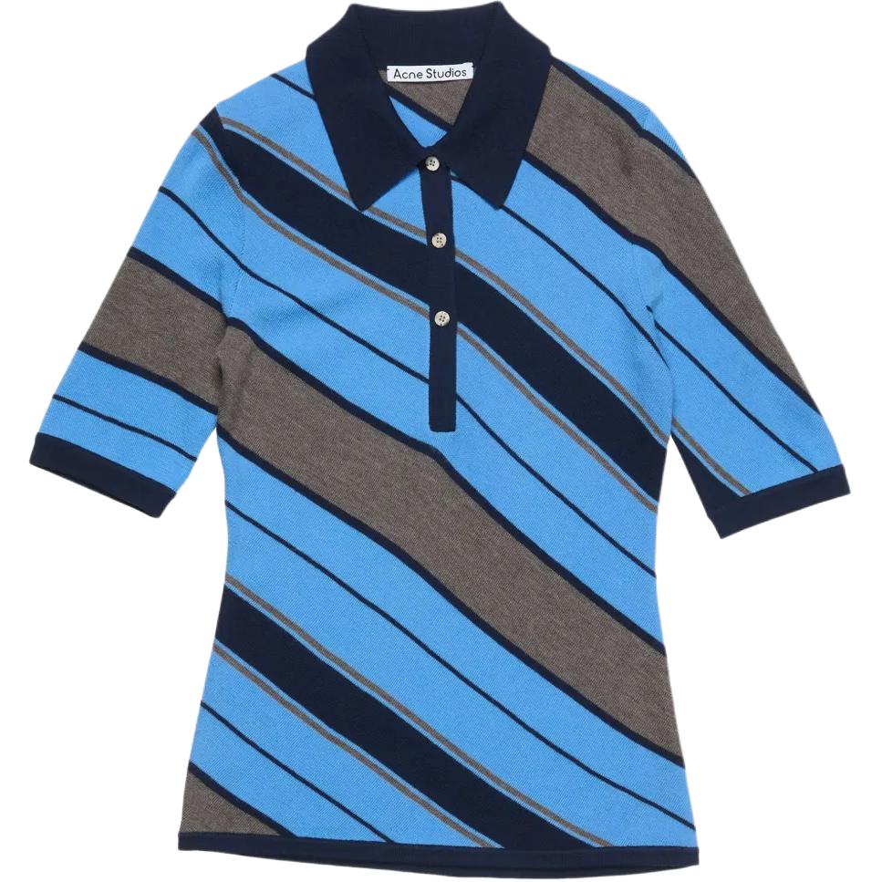 Поло с диагональной полосой Acne Studios, светло-голубой
Поло с диагональной полосой Acne Studios, светло-голубой