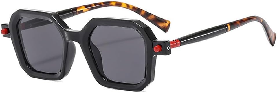 Ретро двухцветные женские солнцезащитные очки с градиентным переходом цвета, защита от УФ-излучения UV400, мужские очки с заклепками и прозрачной оправой TKKTLLT, Black Gray
Ретро двухцветные женские солнцезащитные очки с градиентным переходом цвета, защита от УФ-излучения UV400, мужские очки с заклепками и прозрачной оправой TKKTLLT, Black Gray