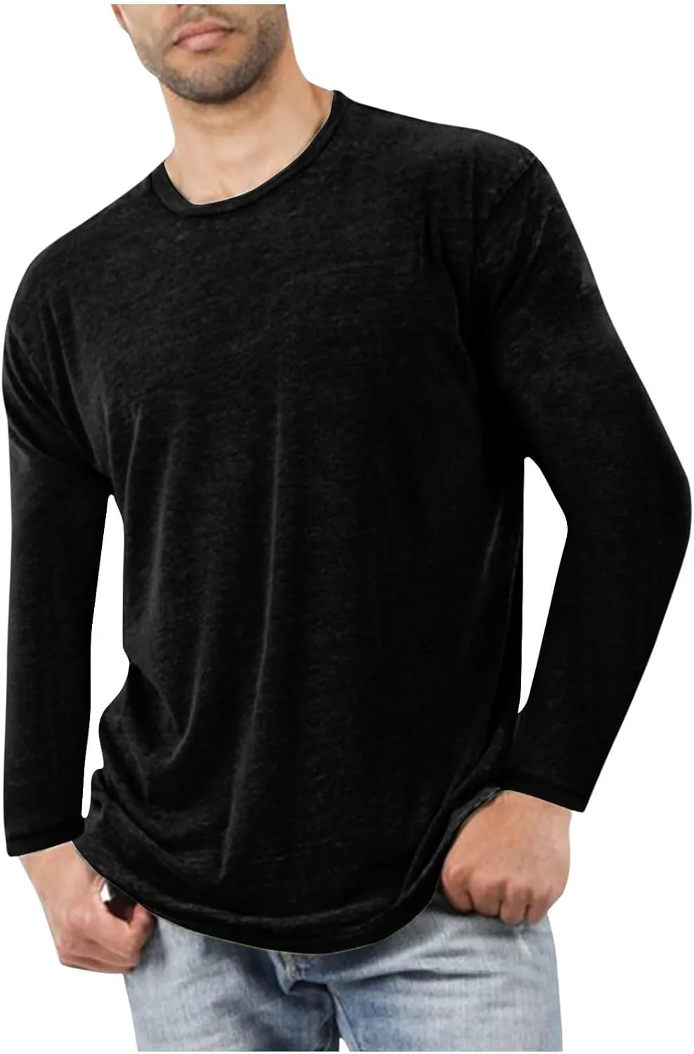 Мужская футболка с длинным рукавом Cotton Crew Neck
Мужская футболка с длинным рукавом Cotton Crew Neck