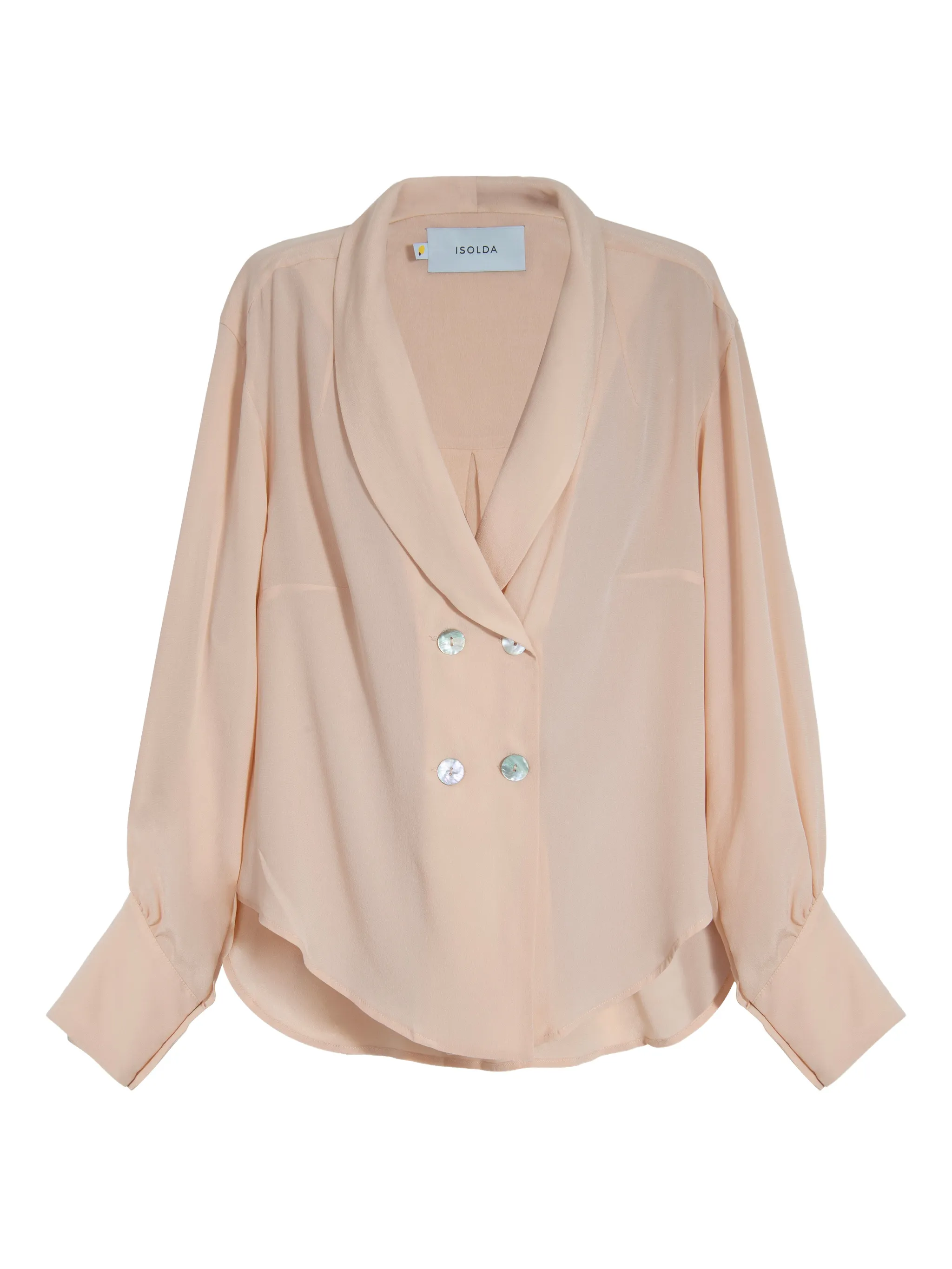 Двубортная рубашка Sissi Isolda, розовый
Двубортная рубашка Sissi Isolda, розовый