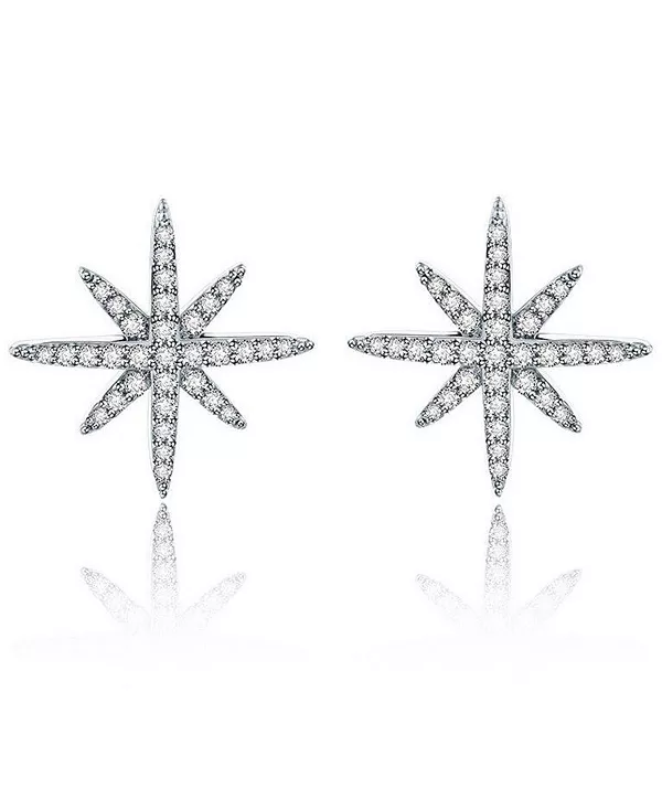 Серьги-Гвоздики в форме звезды с кубическим цирконием Hollywood Sensation, silver
Серьги-Гвоздики в форме звезды с кубическим цирконием Hollywood Sensation, silver