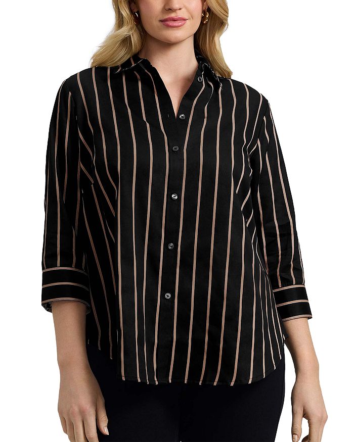 Марджи полосатая рубашка Foxcroft Plus, черный
Марджи полосатая рубашка Foxcroft Plus, черный