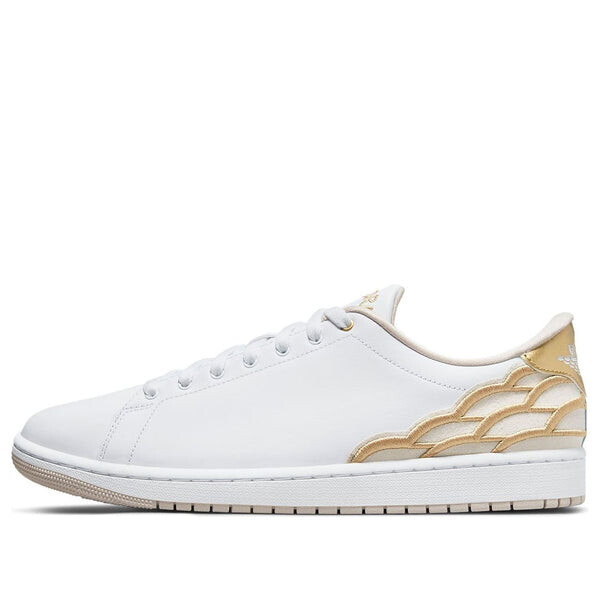 Кроссовки 1 центральный корт Air Jordan, белый 
Кроссовки 1 центральный корт Air Jordan, белый