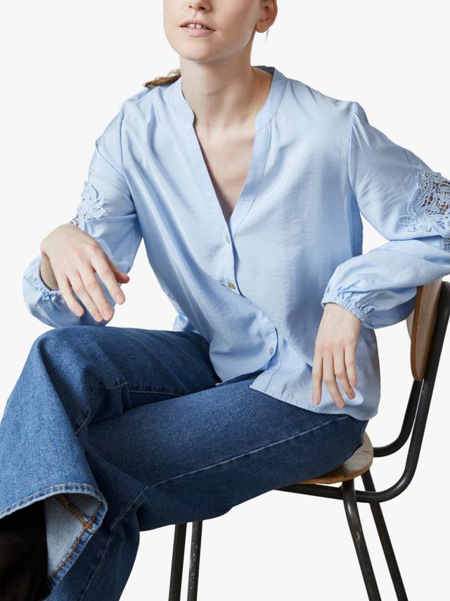 Viaba рубашка с кружевными рукавами Sisters Point, Mid Blue
Viaba рубашка с кружевными рукавами Sisters Point, Mid Blue