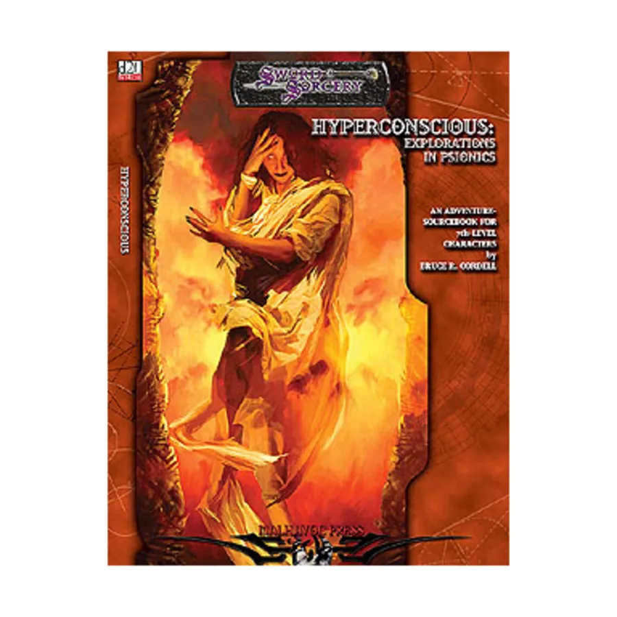 Hyperconscious - Explorations in Psionics, Malhavoc Press (d20), мягкая обложка
Hyperconscious - Explorations in Psionics, Malhavoc Press (d20), мягкая обложка