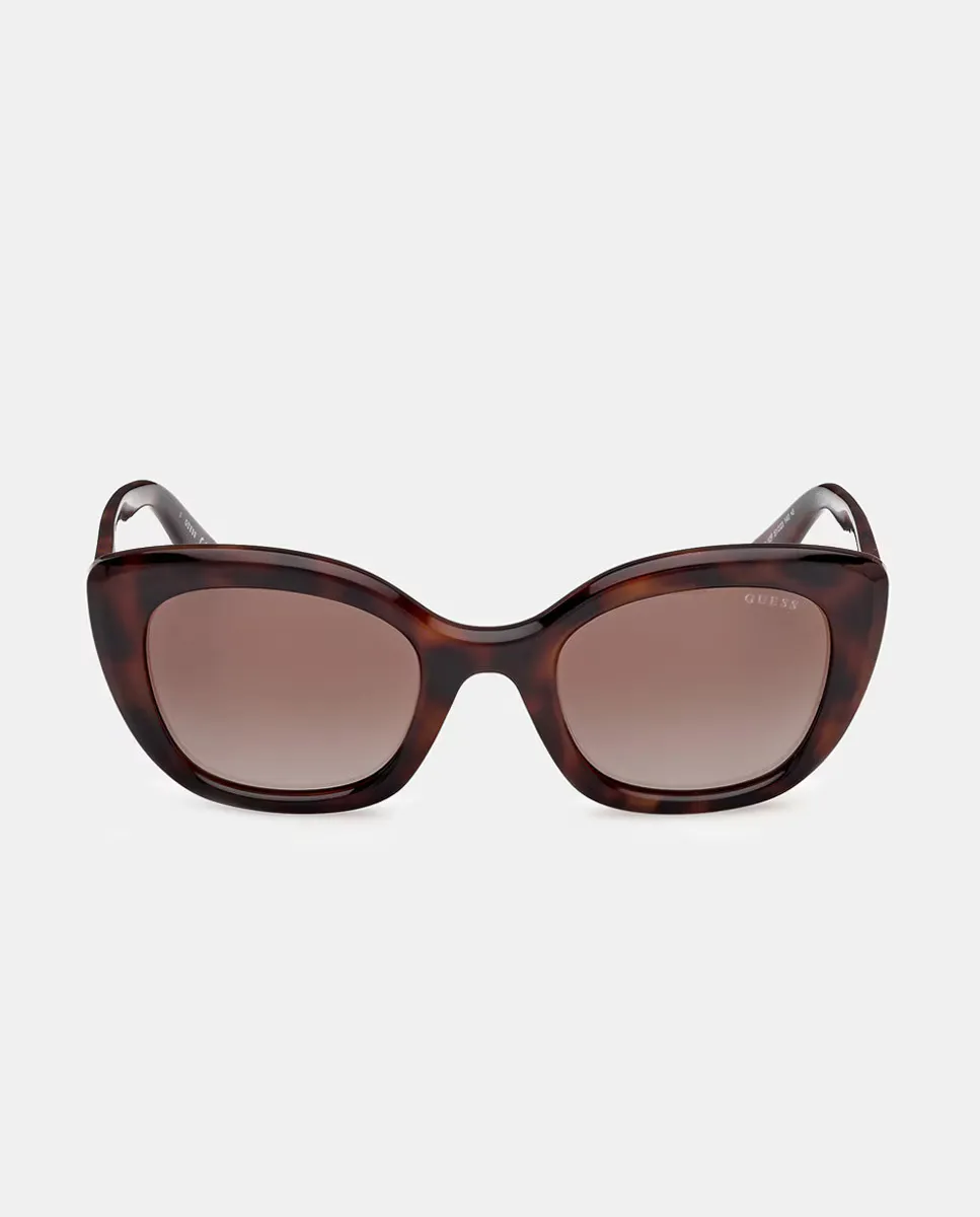 Квадратные женские солнцезащитные очки с градиентными линзами Guess, коричневый 
Квадратные женские солнцезащитные очки с градиентными линзами Guess, коричневый