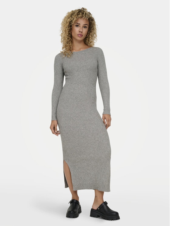 Трикотажное платье приталенного кроя Only, серый
Трикотажное платье приталенного кроя Only, серый