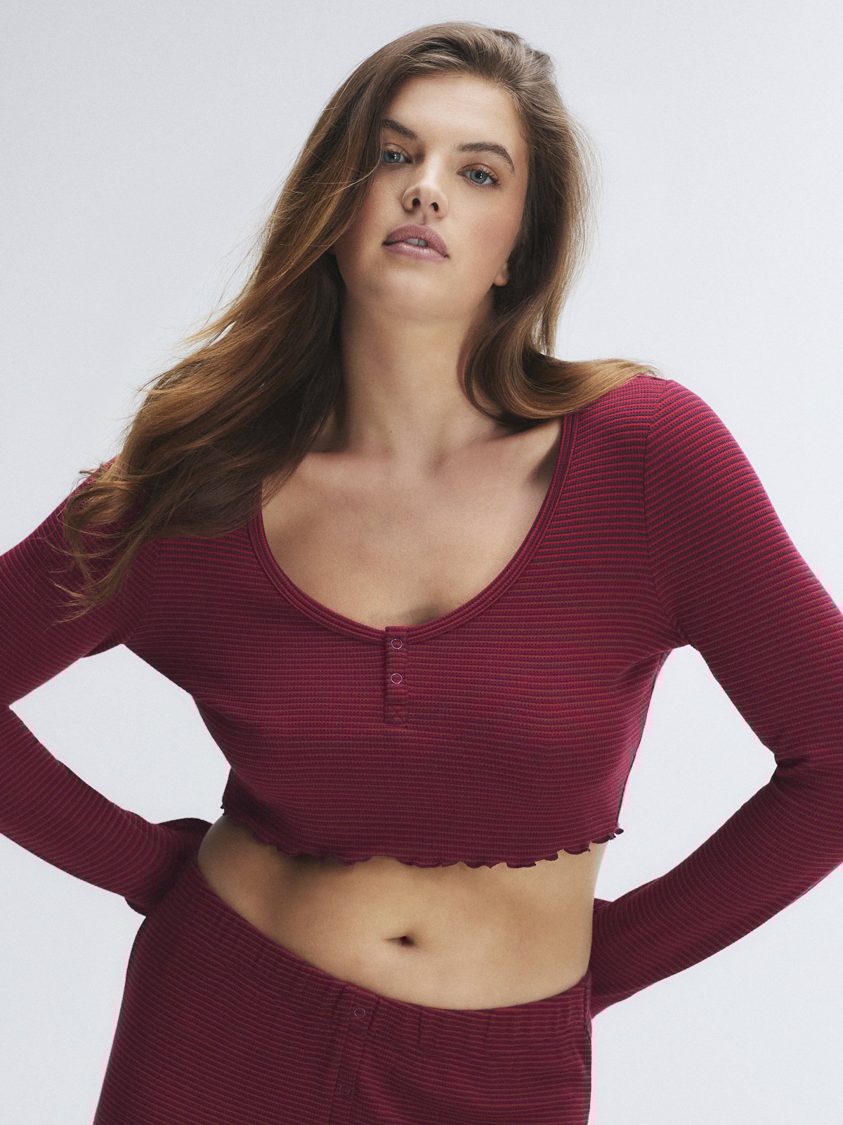 Укороченный топ Savage X Fenty Midnight Cruise Long-Sleeve, цвет Red Cognac/Pinot Noir Purple Stripe
Укороченный топ Savage X Fenty Midnight Cruise Long-Sleeve, цвет Red Cognac/Pinot Noir Purple Stripe