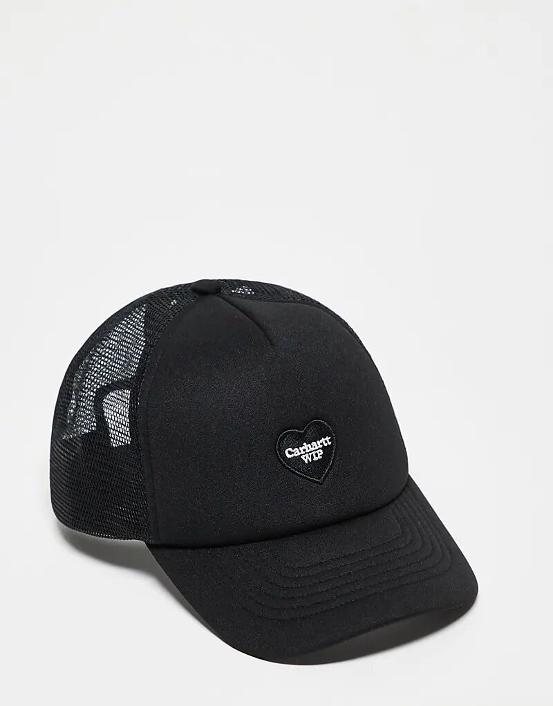 Кепка дальнобойщика Carhartt WIP с нашивкой в виде сердца, черная
Кепка дальнобойщика Carhartt WIP с нашивкой в виде сердца, черная