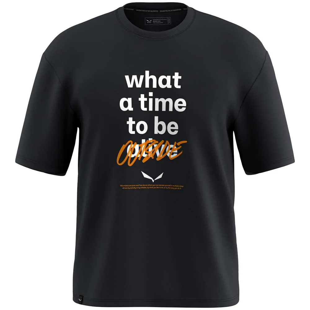 Футболка с коротким рукавом Salewa Eagle Outside Loose, черный
Футболка с коротким рукавом Salewa Eagle Outside Loose, черный