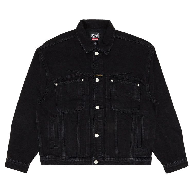 Куртка Supreme x Martithé + François Girbaud X-Seam Denim Trucker Jacket, Black
Куртка Supreme x Martithé + François Girbaud X-Seam Denim Trucker Jacket, Black