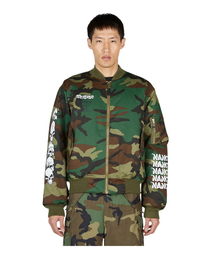 Камуфляжная куртка-бомбер Nancy, зеленый
Камуфляжная куртка-бомбер Nancy, зеленый