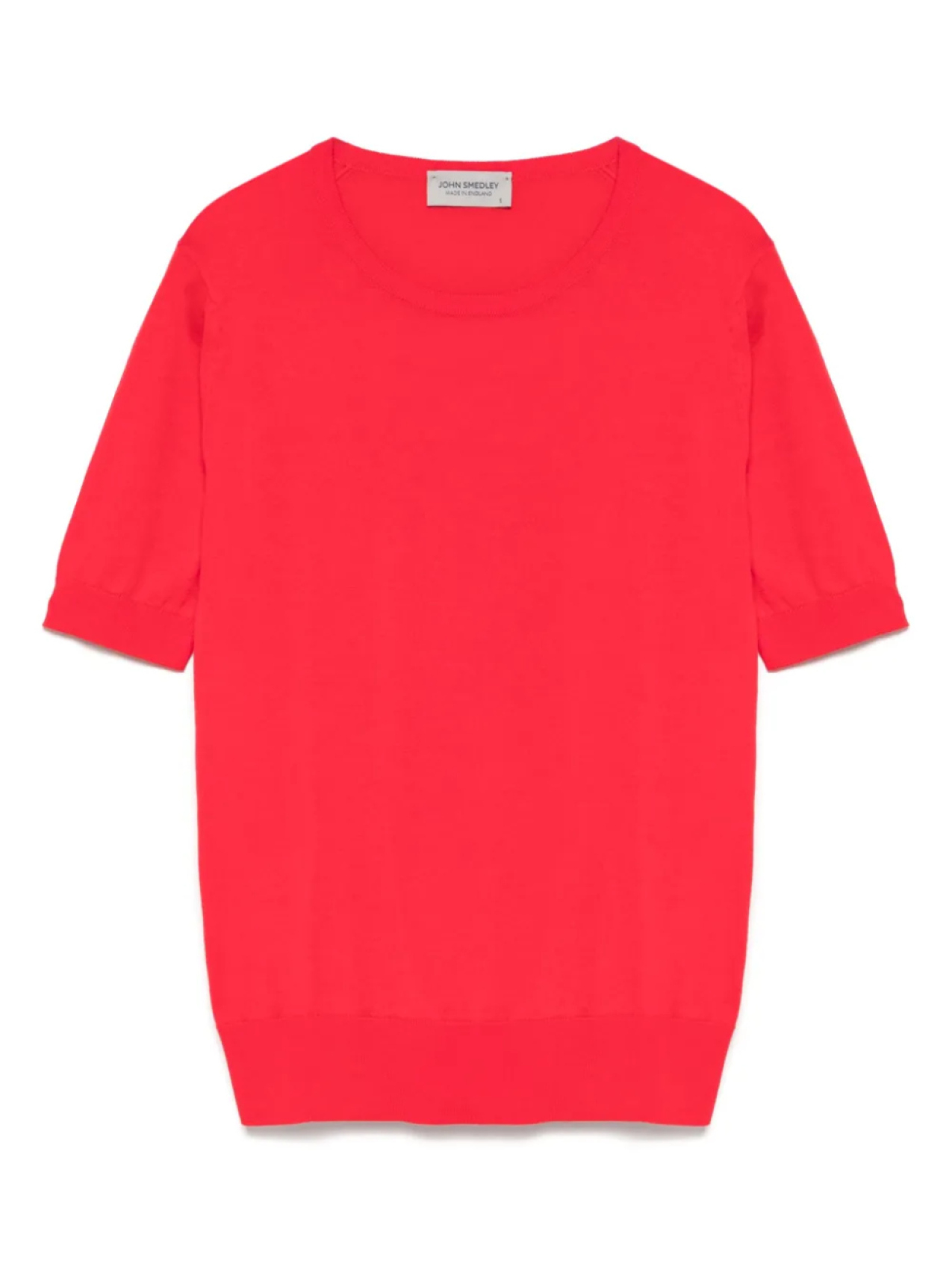 Футболка тонкой вязки John Smedley, красный 
Футболка тонкой вязки John Smedley, красный