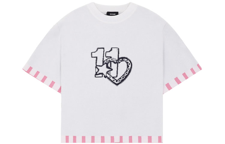 Женский розовый кроп-топ WE11DONE
Женский розовый кроп-топ WE11DONE