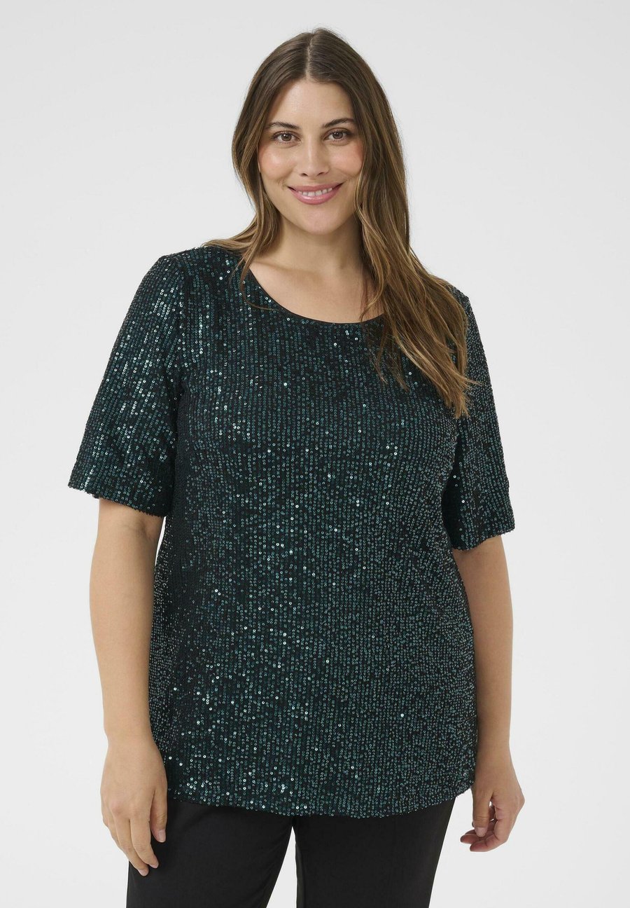 Блуза Kaffe Curve KCLAILA SS BLOUSE, Dark Green Sequin/Dark Green
Блуза Kaffe Curve KCLAILA SS BLOUSE, Dark Green Sequin/Dark Green