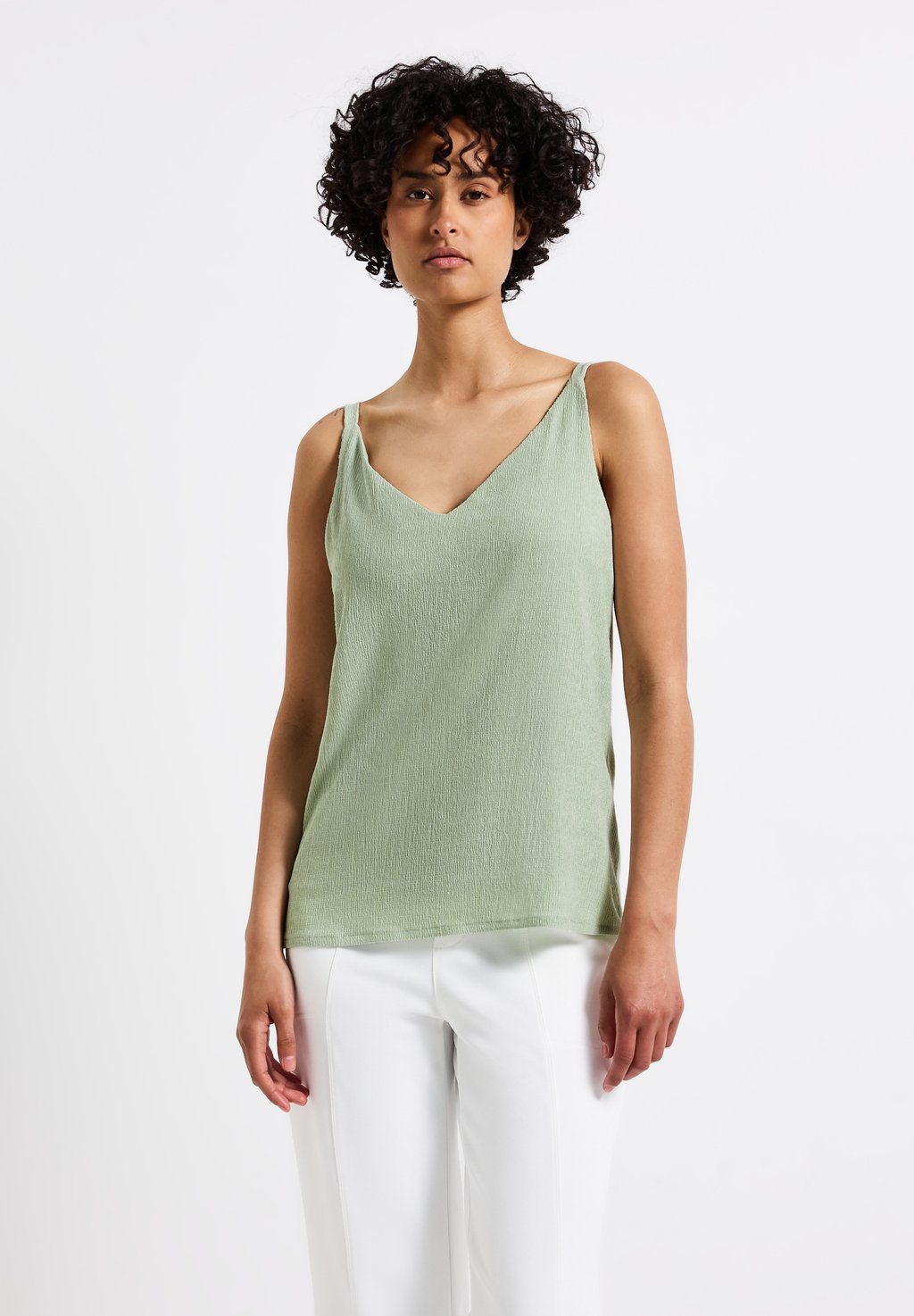 Топ V-NECK Street One, светло-зеленый/меланж
Топ V-NECK Street One, светло-зеленый/меланж