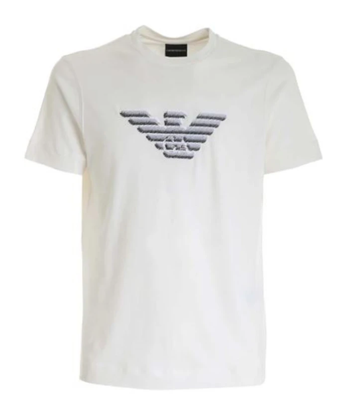 Белая футболка с коротким рукавом 3k1tc31julz0101 Emporio Armani, белый
Белая футболка с коротким рукавом 3k1tc31julz0101 Emporio Armani, белый