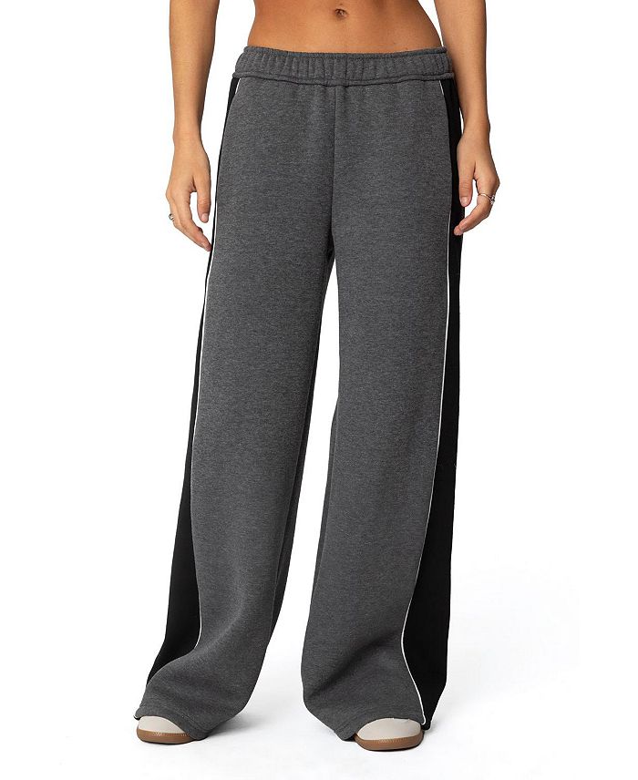 Спортивные брюки с контрастными вставками Edikted, серый
Спортивные брюки с контрастными вставками Edikted, серый