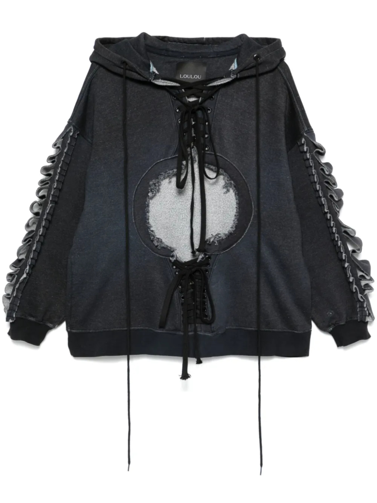 Толстовка с вырезом Loulou, черный
Толстовка с вырезом Loulou, черный