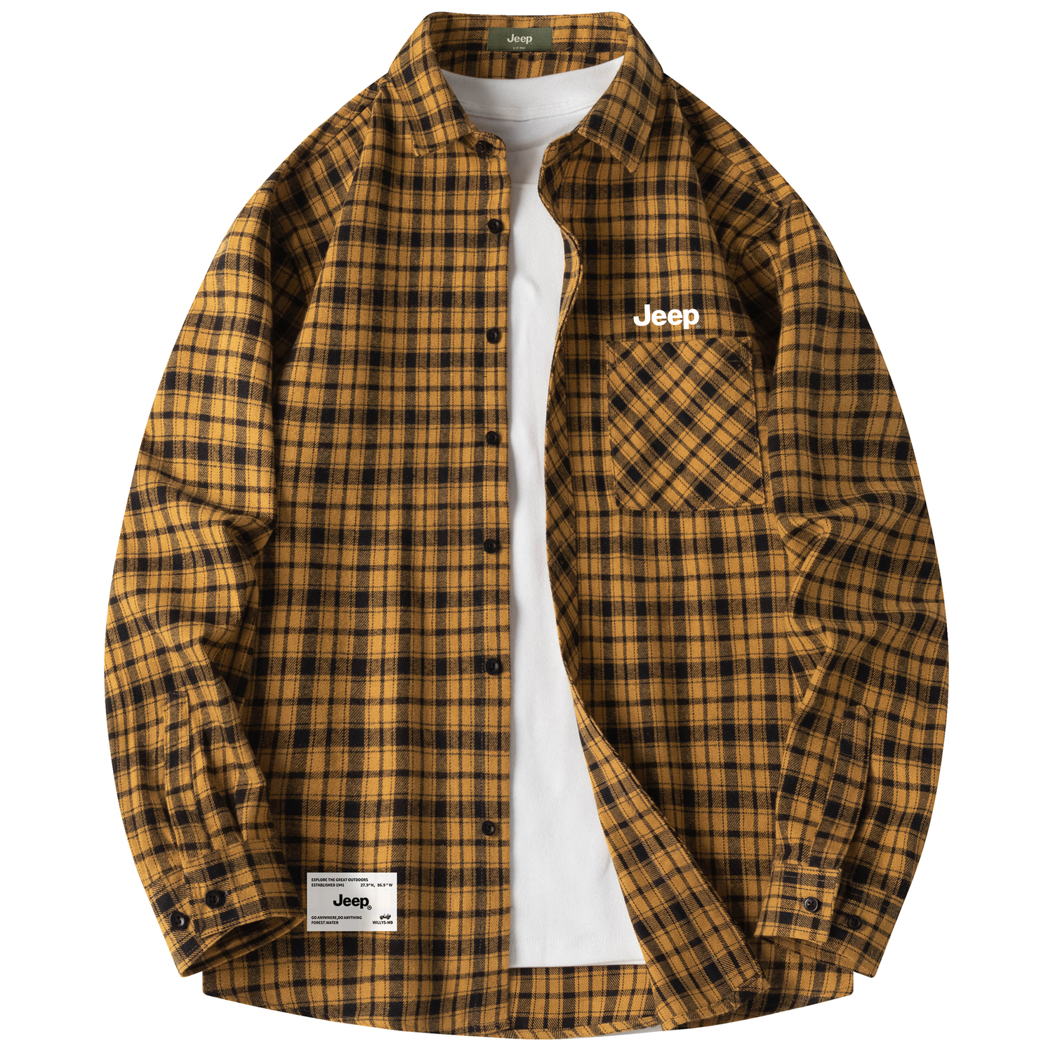 Футболка унисекс Jeep, черная
Футболка унисекс Jeep, черная