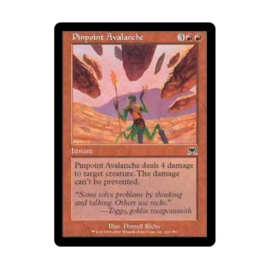 CCG Точная лавина (К), MTG - Onslaught
CCG Точная лавина (К), MTG - Onslaught