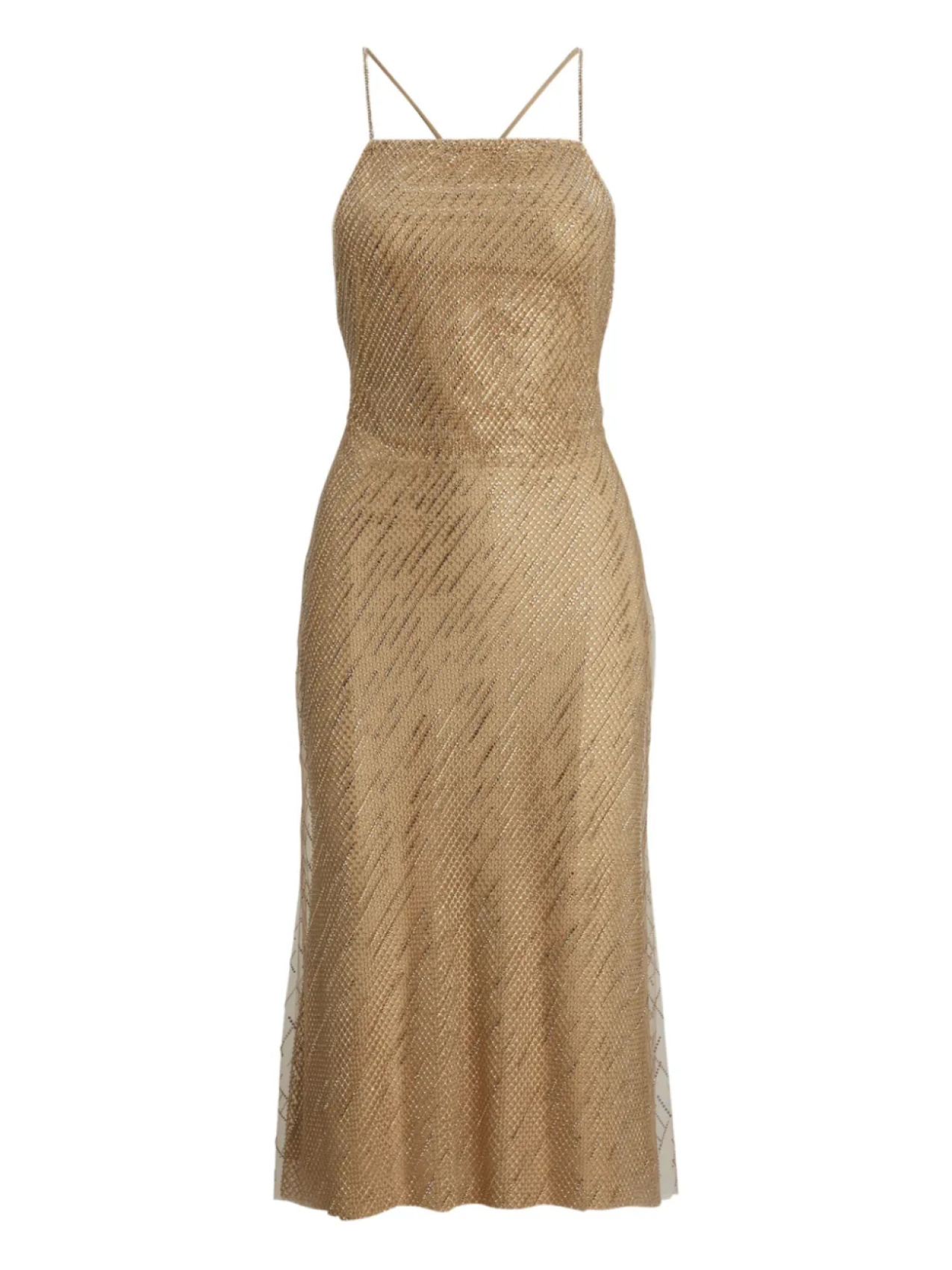 Ralph Lauren Collection сетчатое платье-комбинация с эффектом металлик, нейтральный
Ralph Lauren Collection сетчатое платье-комбинация с эффектом металлик, нейтральный