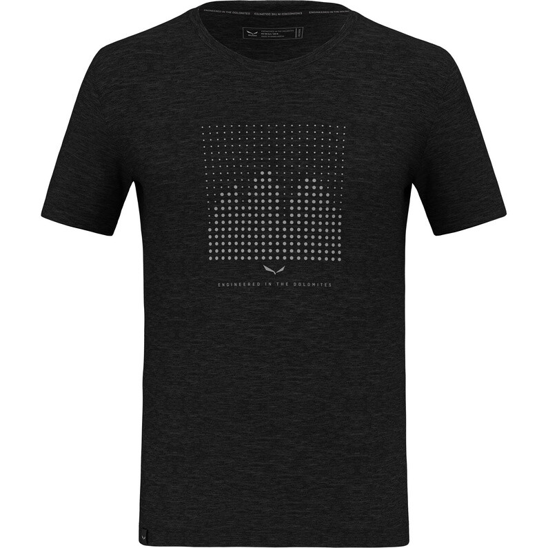 Мужская футболка MTN AM в горошек с орлом Salewa, черный
Мужская футболка MTN AM в горошек с орлом Salewa, черный