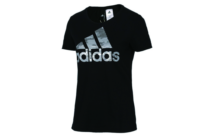 Футболка женская черная Adidas 
Футболка женская черная Adidas