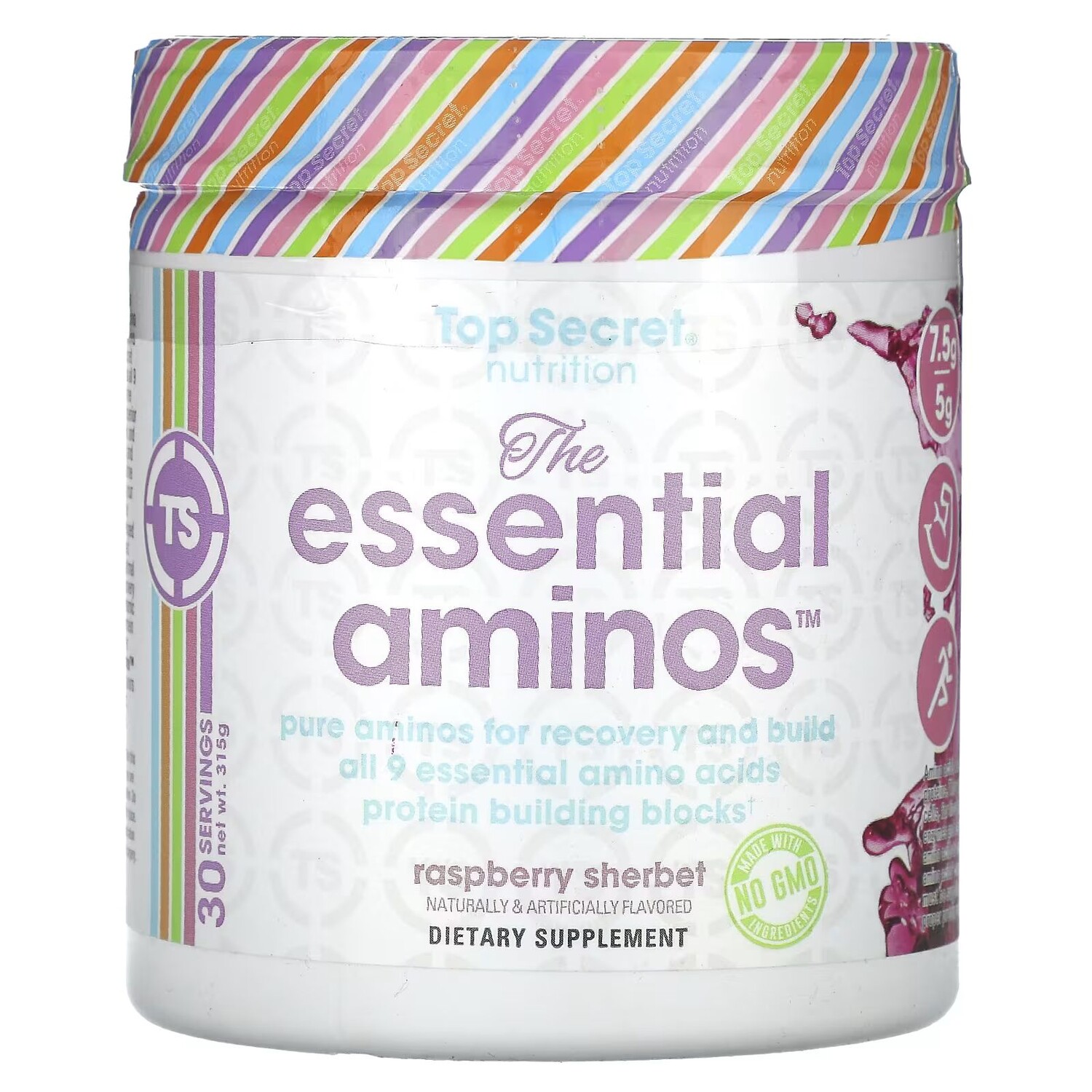The Essential Aminos, малиновый шербет, 11,11 унции (315 г) Top Secret Nutrition
The Essential Aminos, малиновый шербет, 11,11 унции (315 г) Top Secret Nutrition