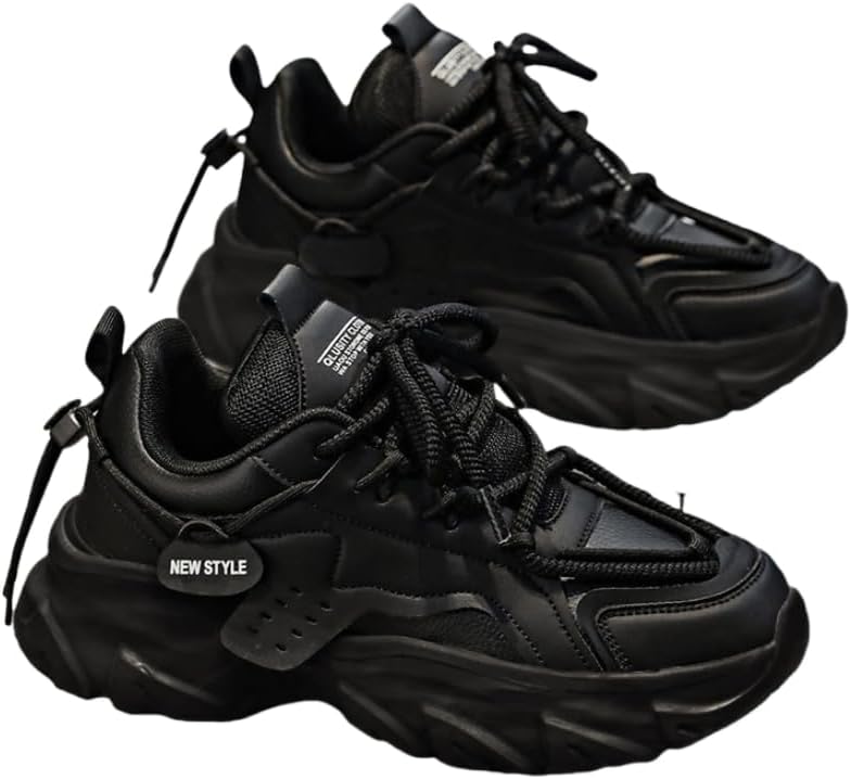 Мужские кроссовки на платформе Elevate Style - дышащие с шнуровкой, для учебы и активного отдыха, комфорт на все сезоны Hoalox, черный
Мужские кроссовки на платформе Elevate Style - дышащие с шнуровкой, для учебы и активного отдыха, комфорт на все сезоны Hoalox, черный