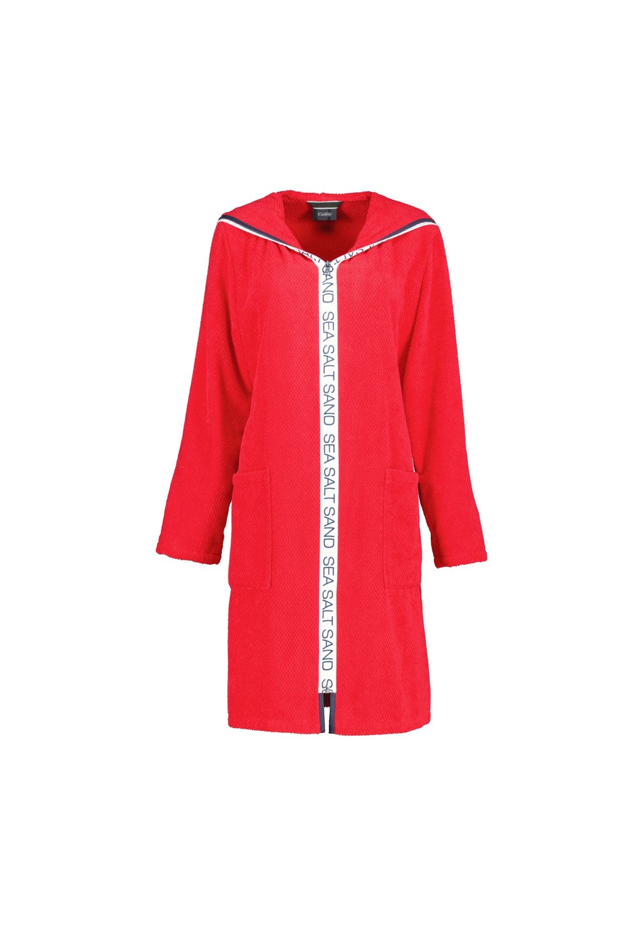 Халат женский на молнии с капюшоном Sea Salt Sand 3101 красный - 203 Cawö
Халат женский на молнии с капюшоном Sea Salt Sand 3101 красный - 203 Cawö