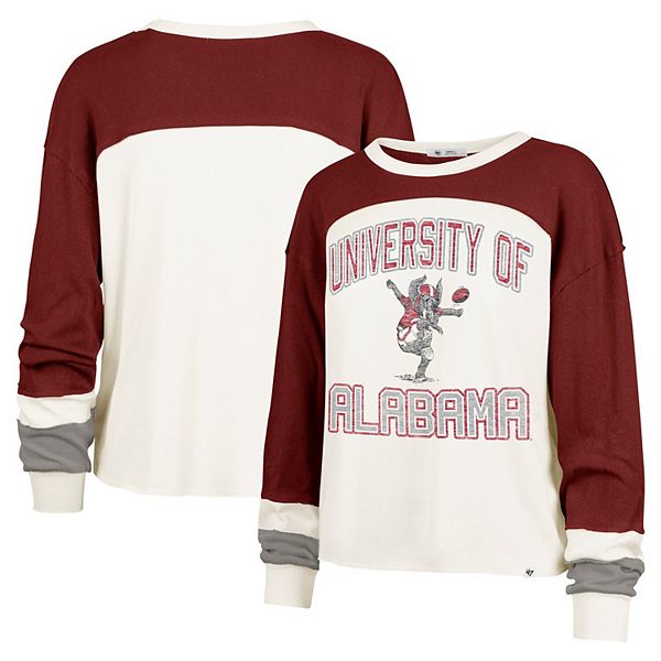 Женская футболка '47 Alabama Crimson Tide с длинным рукавом 47 Brand
Женская футболка '47 Alabama Crimson Tide с длинным рукавом 47 Brand