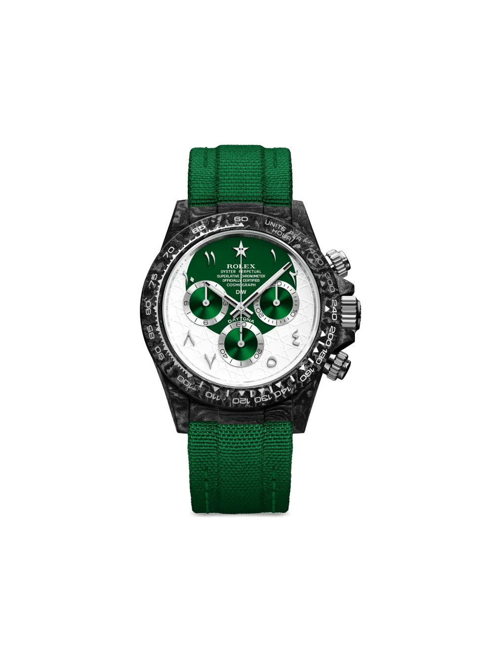 Кастомизированные наручные часы Rolex Daytona Ramadan 40 мм DiW (Designa Individual Watches)
Кастомизированные наручные часы Rolex Daytona Ramadan 40 мм DiW (Designa Individual Watches)