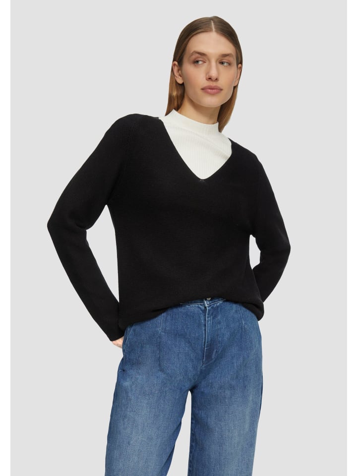 Вязаный свитер s.Oliver, черный
Вязаный свитер s.Oliver, черный