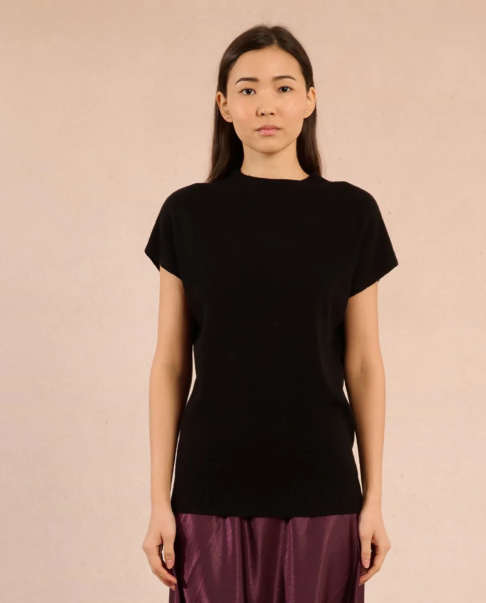 Женский джемпер с коротким рукавом и высоким воротником Molly Bracken, черный
Женский джемпер с коротким рукавом и высоким воротником Molly Bracken, черный