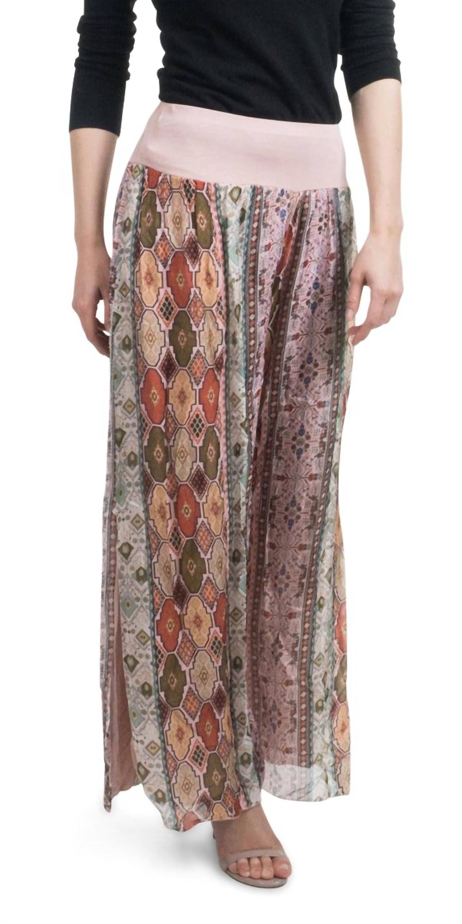 Джасмин Геометрический Цветочный Брюки со Шлицей в Розовом GIGI MODA
Джасмин Геометрический Цветочный Брюки со Шлицей в Розовом GIGI MODA