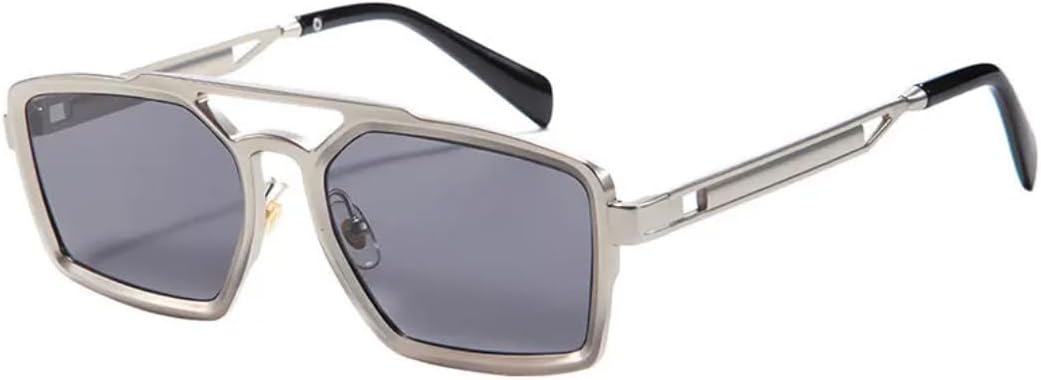 Металлические солнцезащитные очки в стиле ретро с двойным острием для женщин и мужчин, для использования на открытом воздухе, под солнцем, для вождения, езды на велосипеде, с защитой от УФ-излучения UV400 TVTBBVV, Silver Black
Металлические солнцезащитные очки в стиле ретро с двойным острием для женщин и мужчин, для использования на открытом воздухе, под солнцем, для вождения, езды на велосипеде, с защитой от УФ-излучения UV400 TVTBBVV, Silver Black