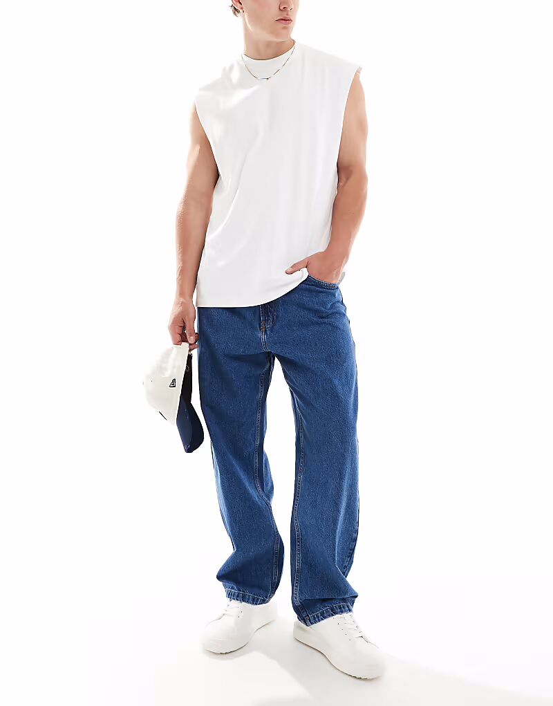 Мешковатые джинсы Bershka цвета индиго
Мешковатые джинсы Bershka цвета индиго