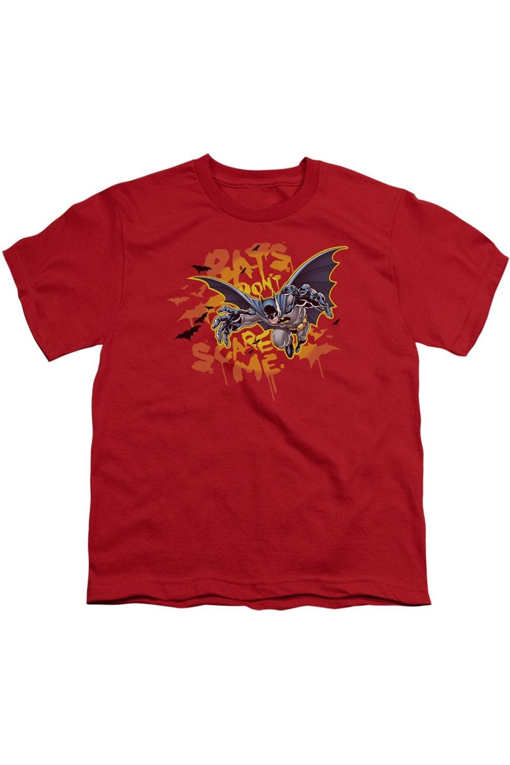 Футболка с коротким рукавом для детей "Batman: Летучие мыши меня не пугают" Gildan, красный
Футболка с коротким рукавом для детей "Batman: Летучие мыши меня не пугают" Gildan, красный