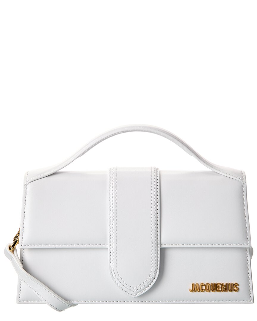 Жакемус Бамбола Большая кожаная сумка через плечо Jacquemus, белый
Жакемус Бамбола Большая кожаная сумка через плечо Jacquemus, белый