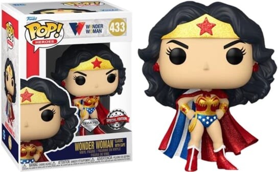Чудо-женщина в классическом плаще (бриллиант) — DC — Funko POP