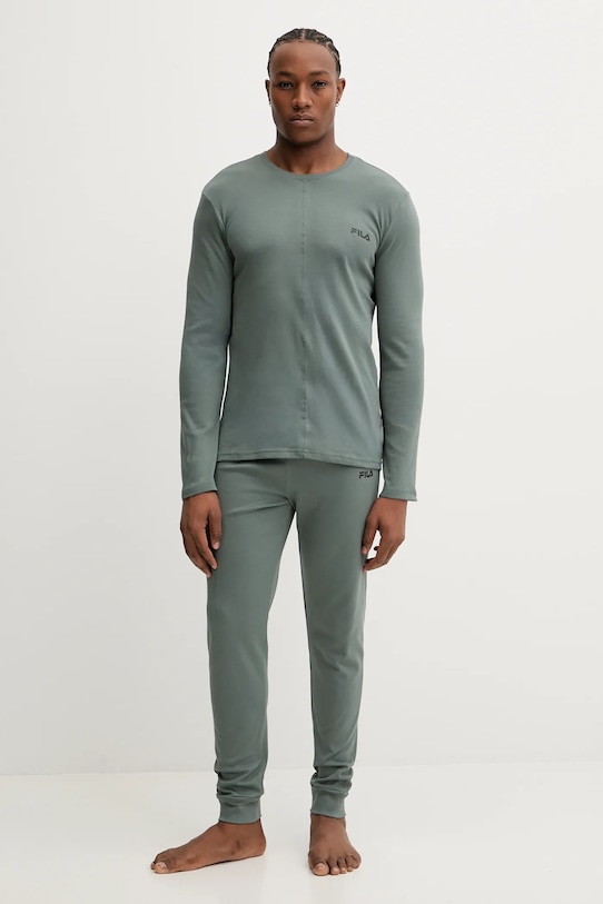 Хлопковая пижама Fila, серый
Хлопковая пижама Fila, серый