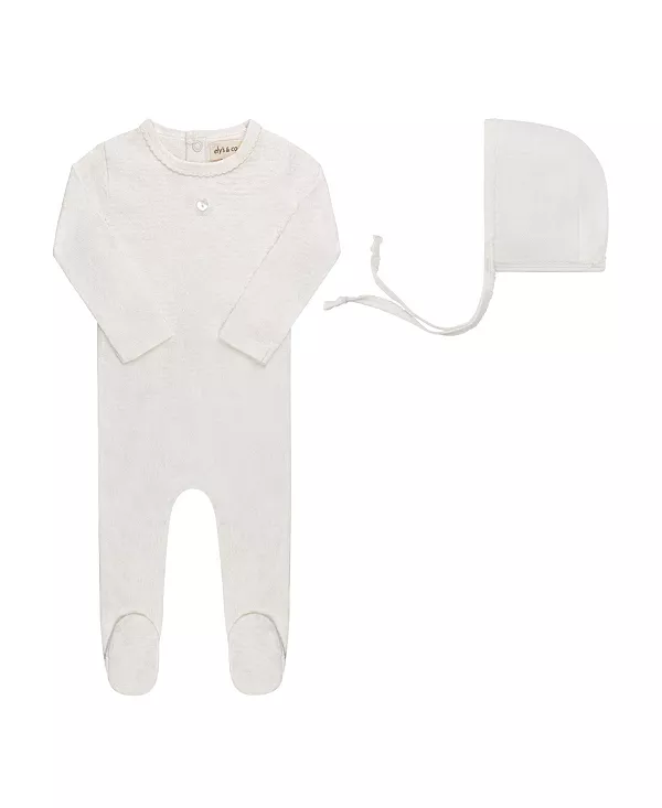 Коллекция ажурных пуговиц в форме сердца и звезды унисекс - комбинезон и чепчик - для малышей Ely'S & Co., белый
Коллекция ажурных пуговиц в форме сердца и звезды унисекс - комбинезон и чепчик - для малышей Ely'S & Co., белый